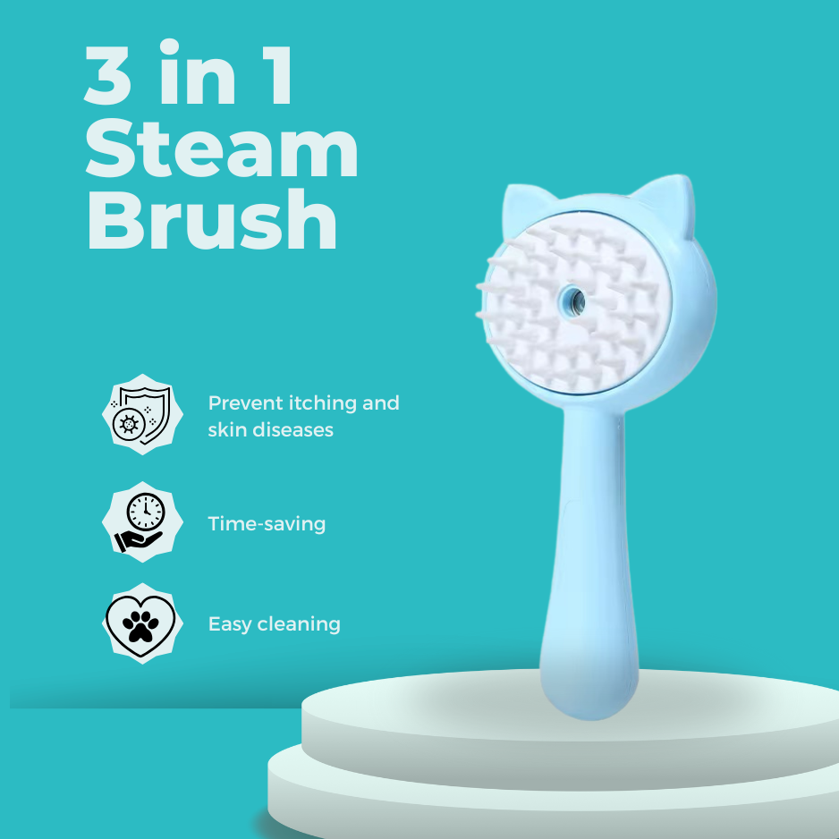 3 in 1 Steam Brush